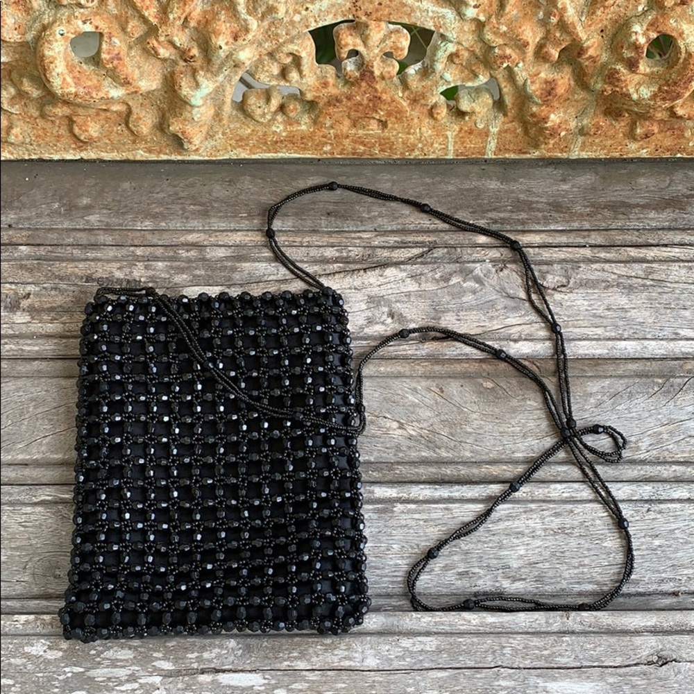 1990’s Vintage Valerie Stevens Black Evening Bag